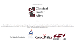 Desktop Screenshot of guitaralive.org