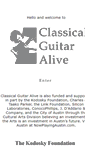 Mobile Screenshot of guitaralive.org